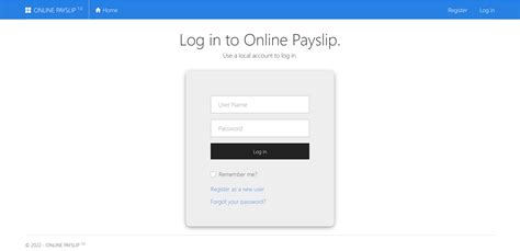 pnpfs online payslip portal login